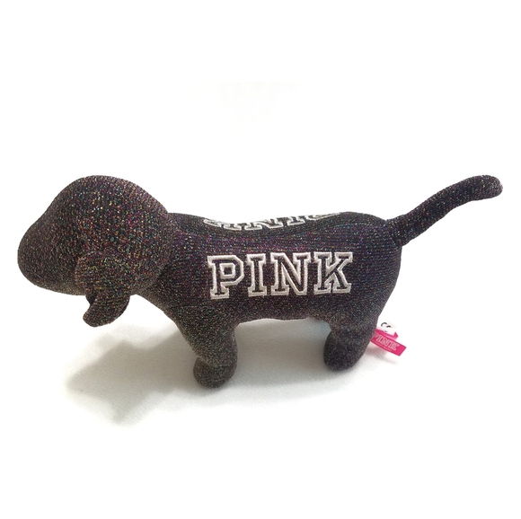 VS Pink Large Lurex Glitter Dog - Picture 2 of 8